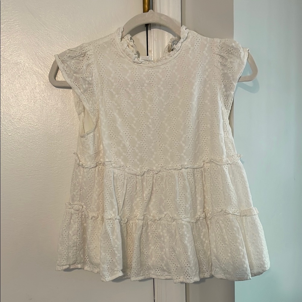Elegant White Lace Top